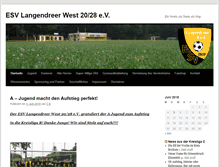 Tablet Screenshot of esv-langendreer-west.de